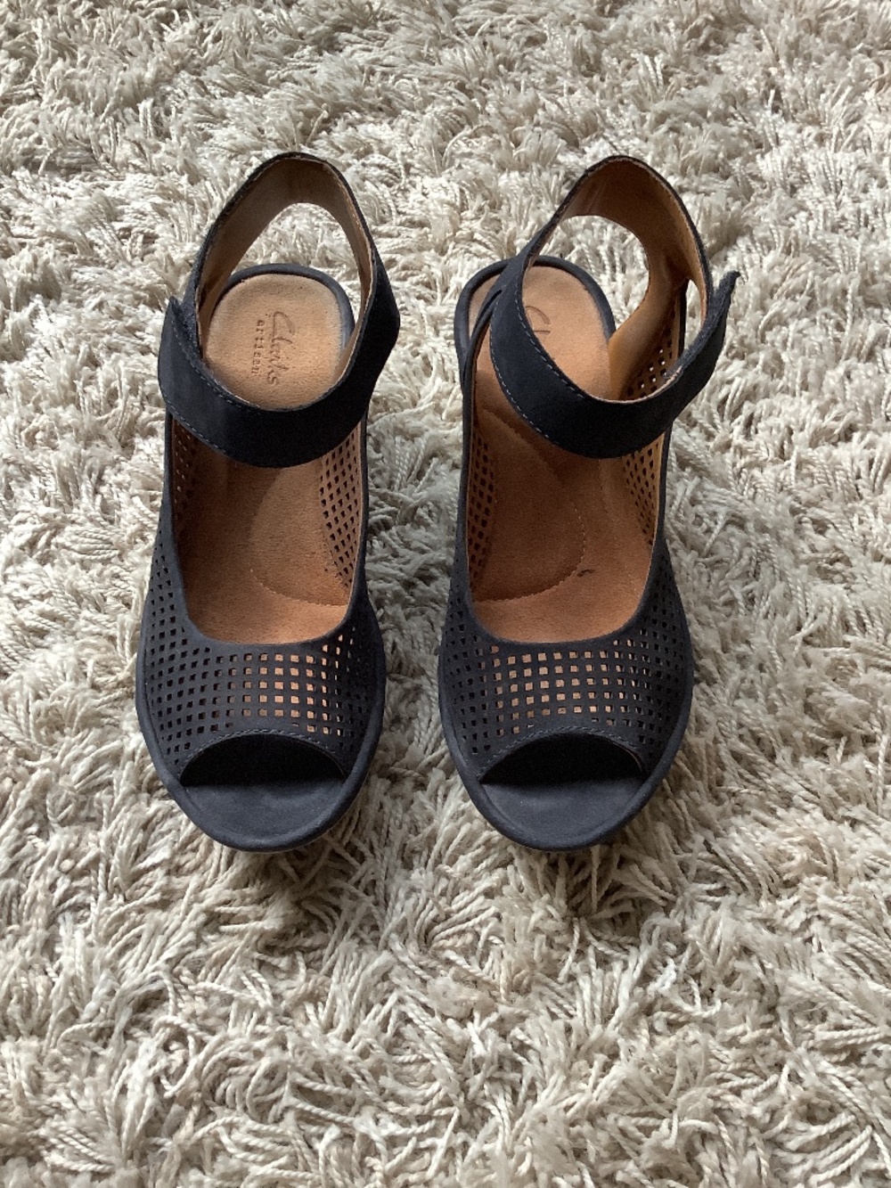 Clarks Wedge Sandals